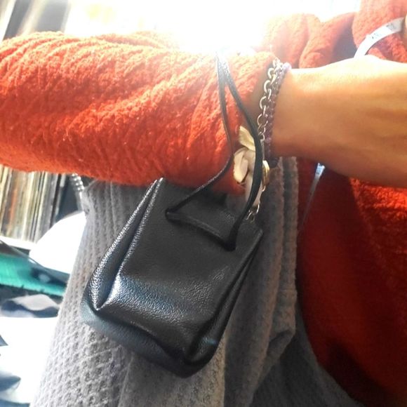 Rare Hermes Vintage Chevre de Coromandel Vespa Pouch Noir Black - Picture 6 of 12